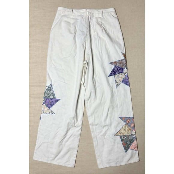 Anthropologie x Forever That Girl Quilted Pinwheel Patchwork Pants - Picture 7 of 11